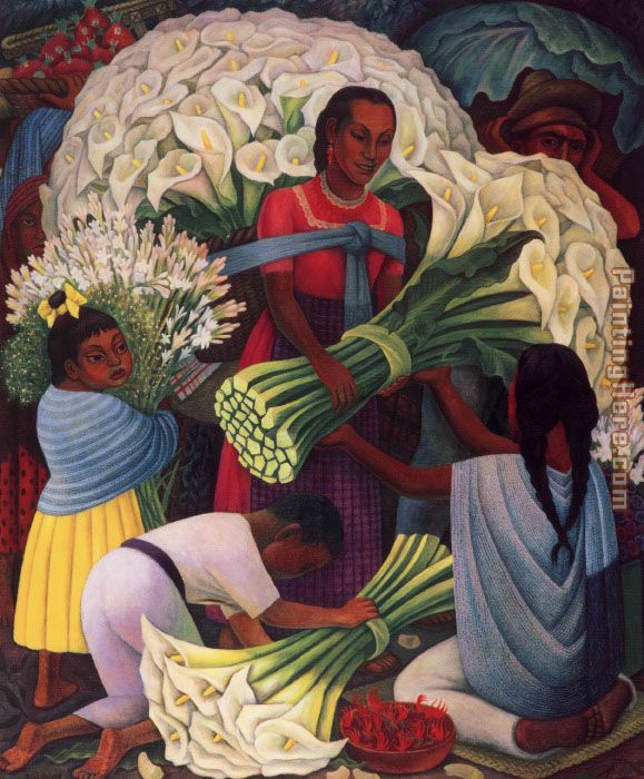 Diego Rivera The Flower Vendor